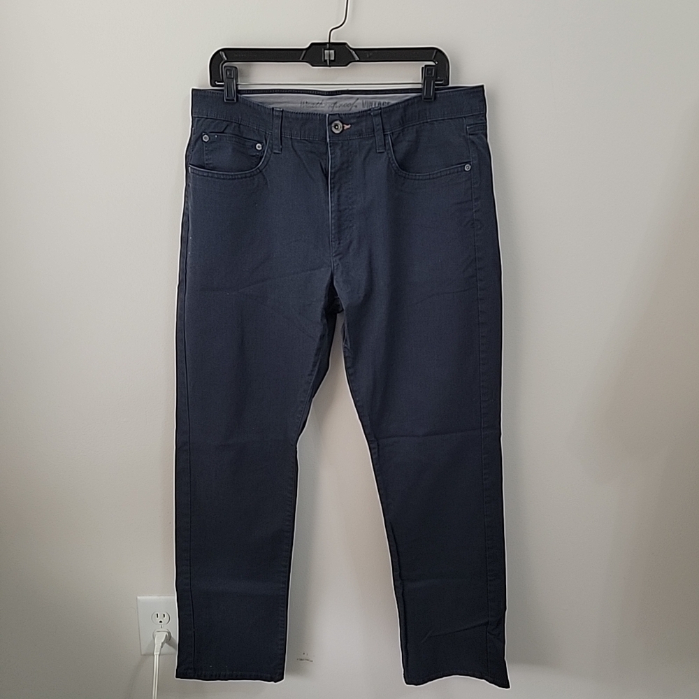 Mens Weatherproof Vintage Journey Pants Size 36/32 Flex Stretch Chino Golf NWOT